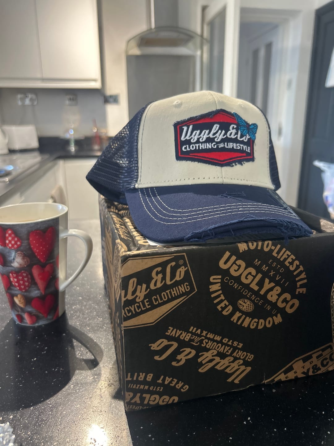 Customer photo review of Sylvain Guintoli x Diamond Charity Cap – 100% Donation