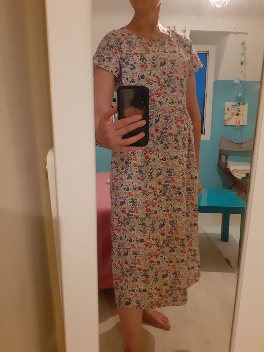 Customer photo review of Robe Elsie - Coton floral impressionniste