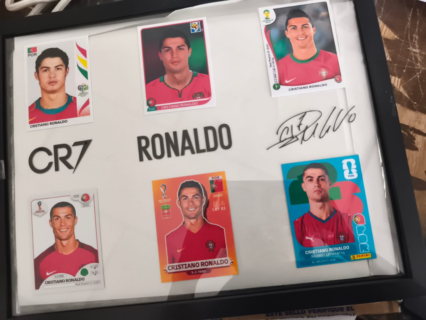 Customer photo review of Cristiano Transparente Panini