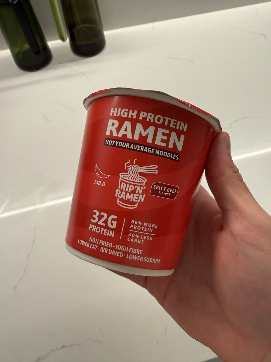 Customer photo review of Rip'N'Ramen 32G High Protein Ramen