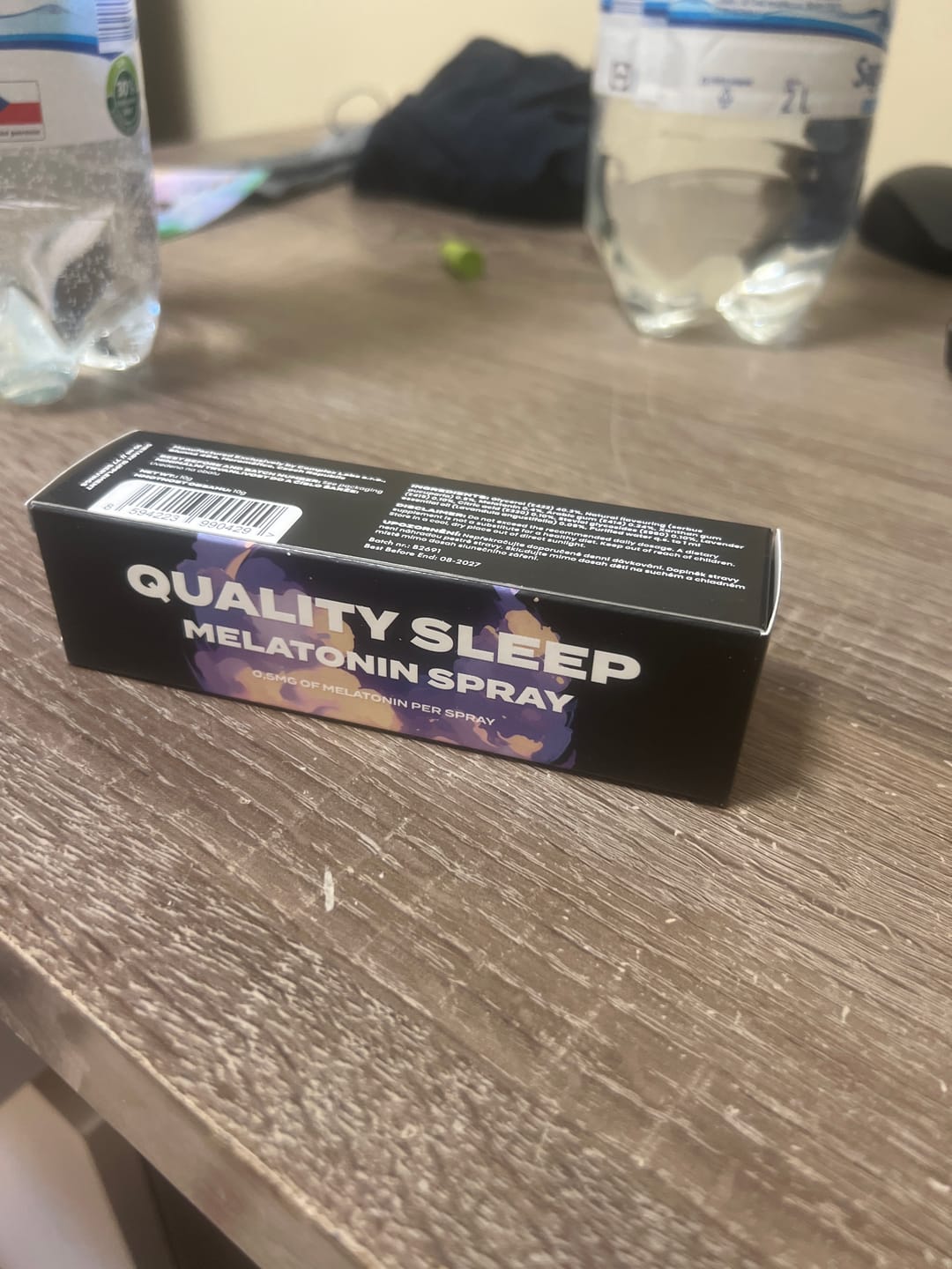 Customer photo review of Melatonin Sleep Spray