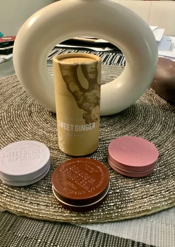 Customer photo review of Extra Strength Sweet Ginger Vapor Rub [Compact]