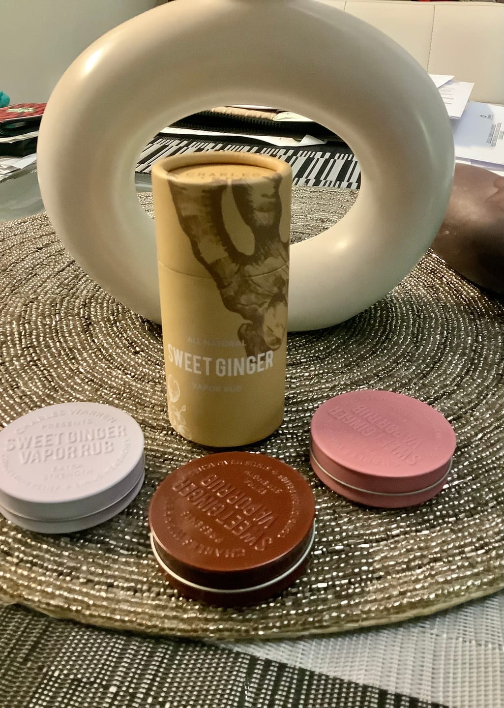 Customer photo review of Extra Strength Sweet Ginger Vapor Rub [Compact]
