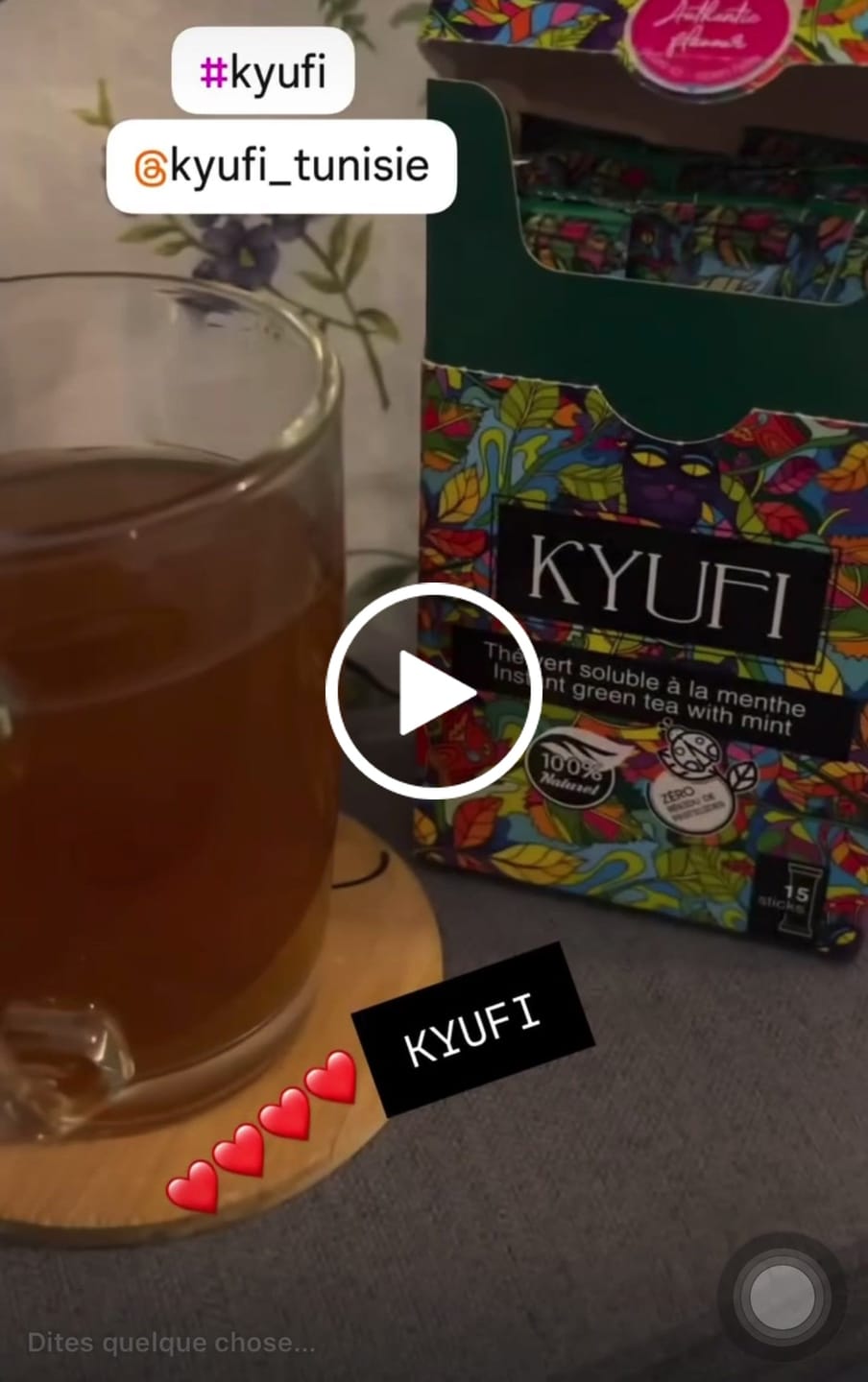 Customer video review of Thé Vert Instantané À La Menthe - Recette Authentique