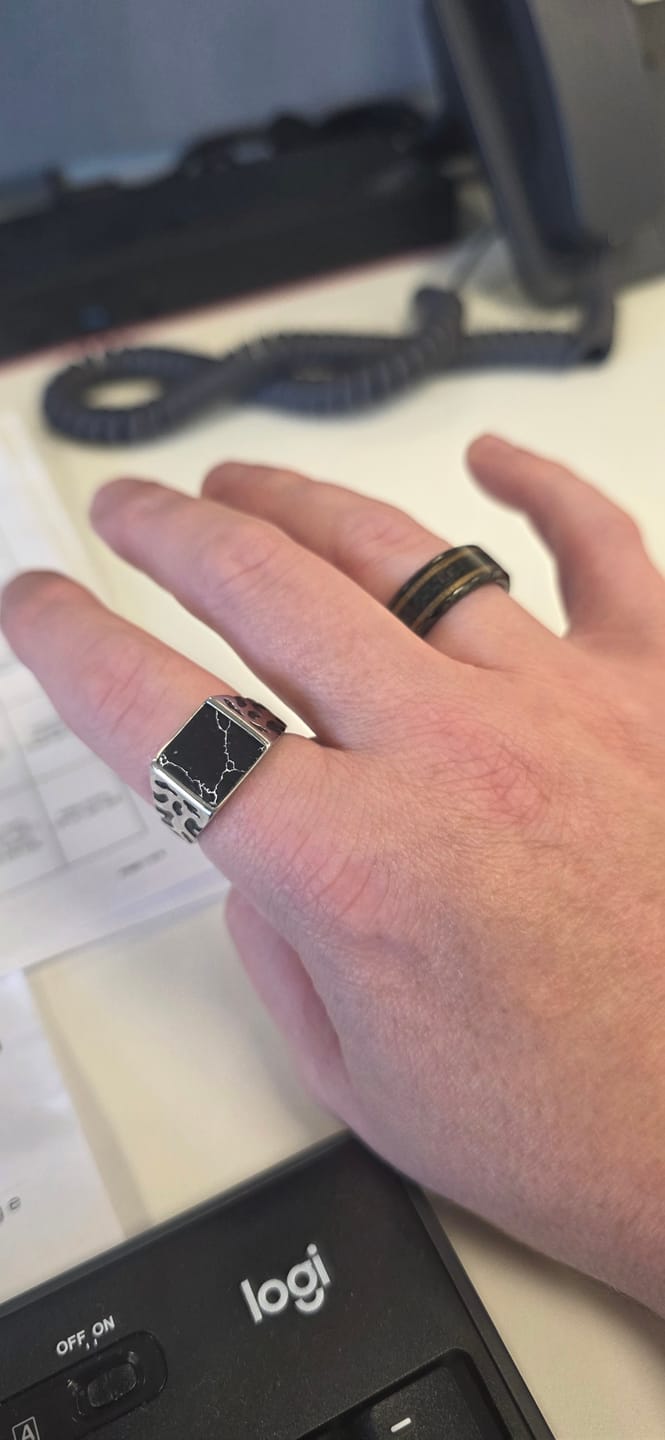 Customer photo review of SCRATCHED. - 925 STERLING SILVER