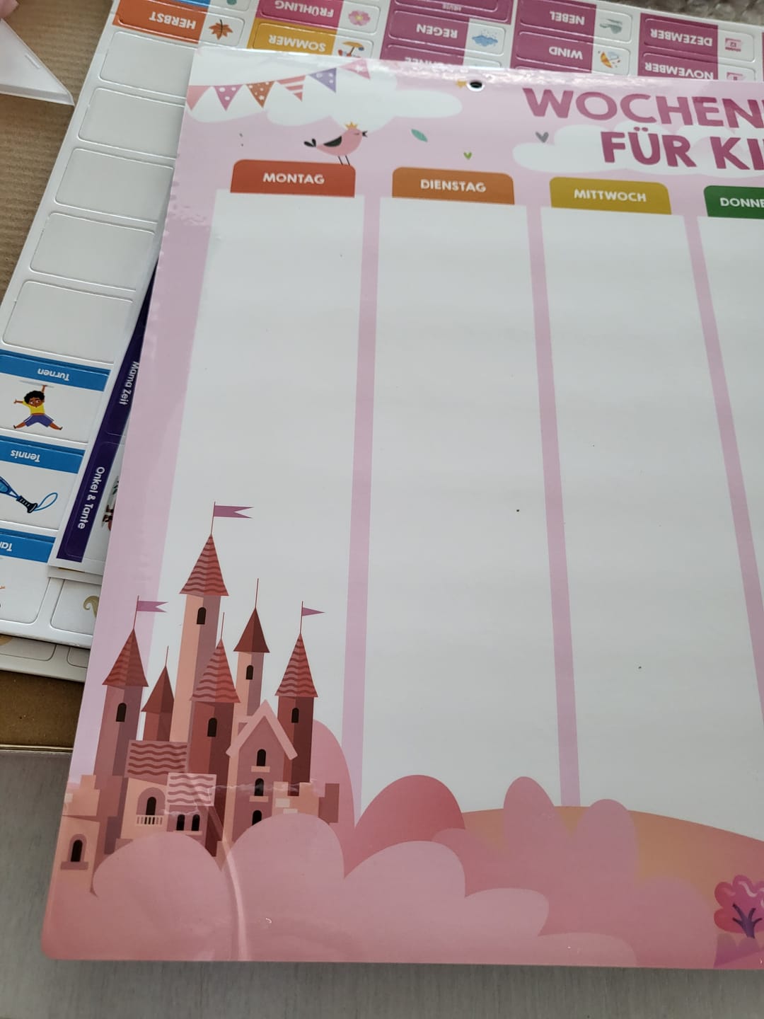 Customer photo review of Edubini Magnetischer Wochenplaner für Kinder