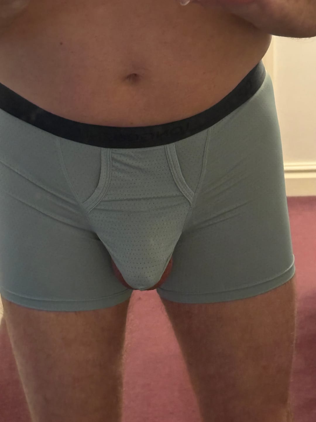 Customer photo review of Men's Cooling Separate Pouch Boxer Briefs Dual Pouch Underwear