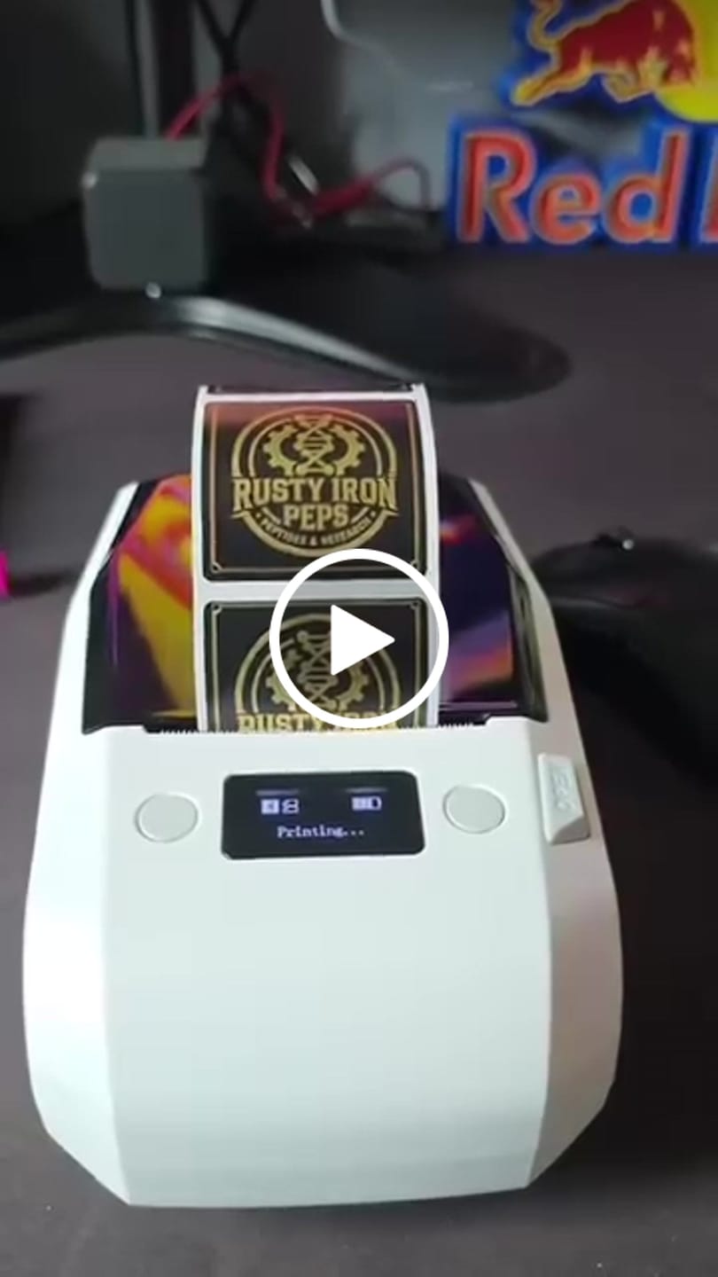 Customer video review of NIIMBOT M2 Thermal Transfer Label Maker, Smart Color Printing with Phones & PC for Office, Lab, Vial Bottle