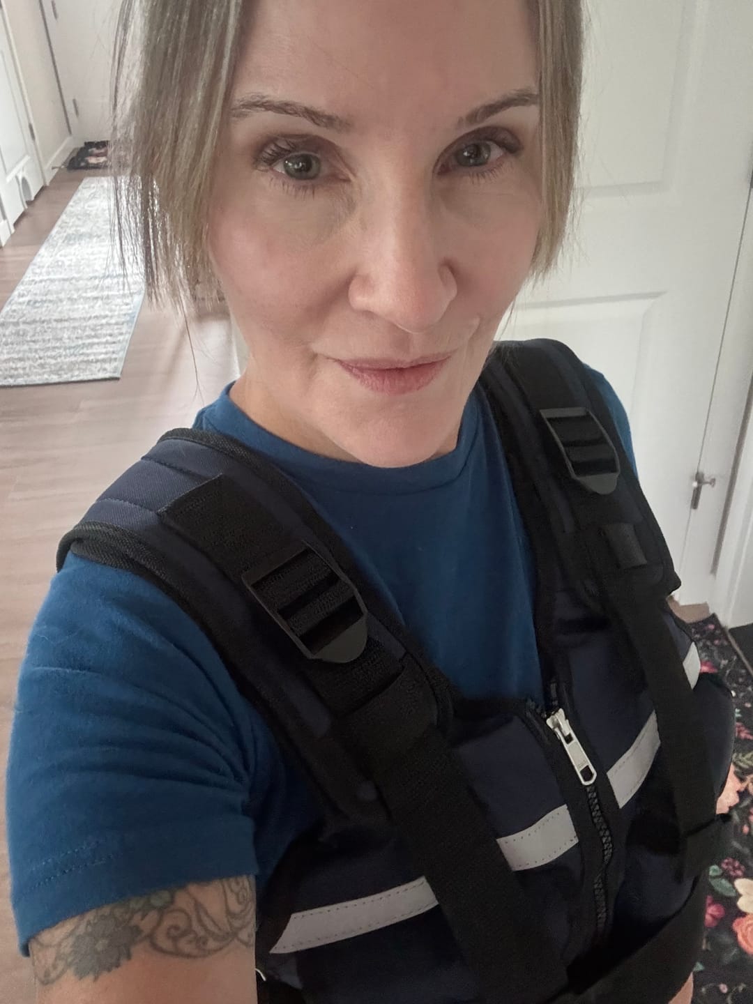 Customer photo review of Sportneer Adjustable Weighted Vests 2-18 lbs