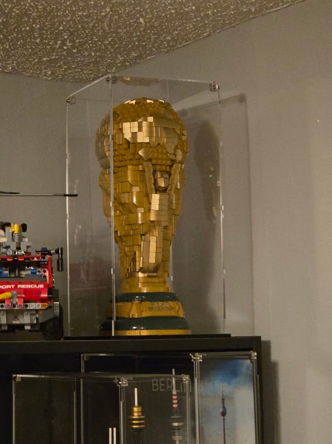 Customer photo review of Display Case for LEGO® 43020 Editions FIFA World Cup™ Official Trophy