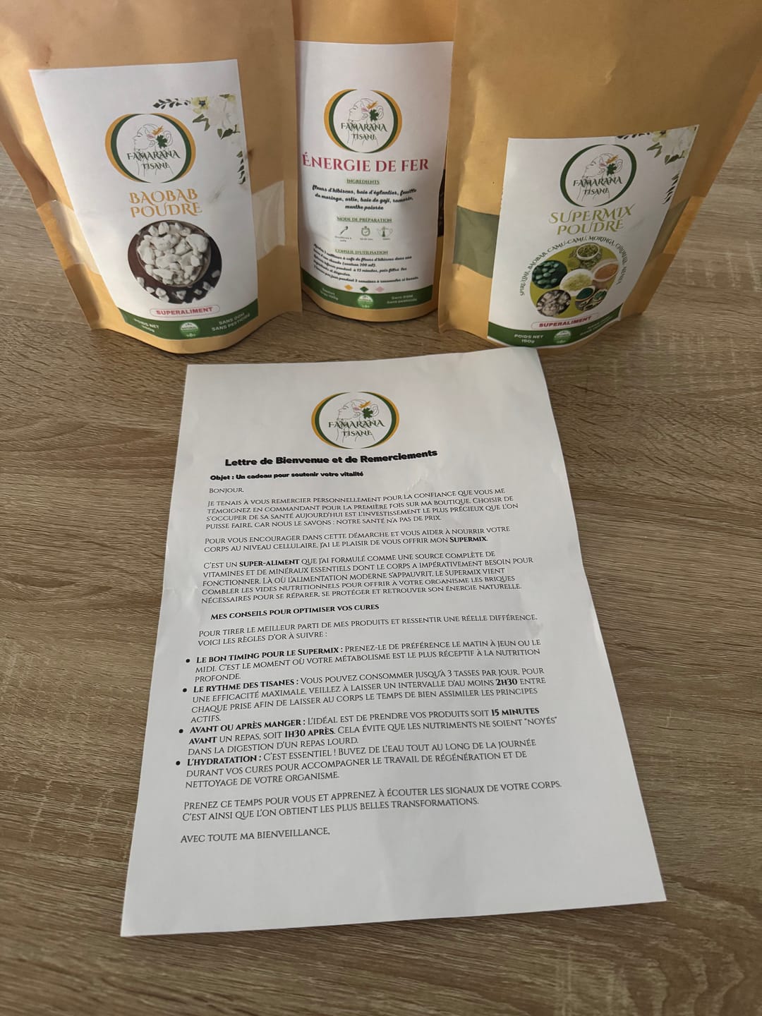 Customer photo review of POUDRE DE BAOBAB