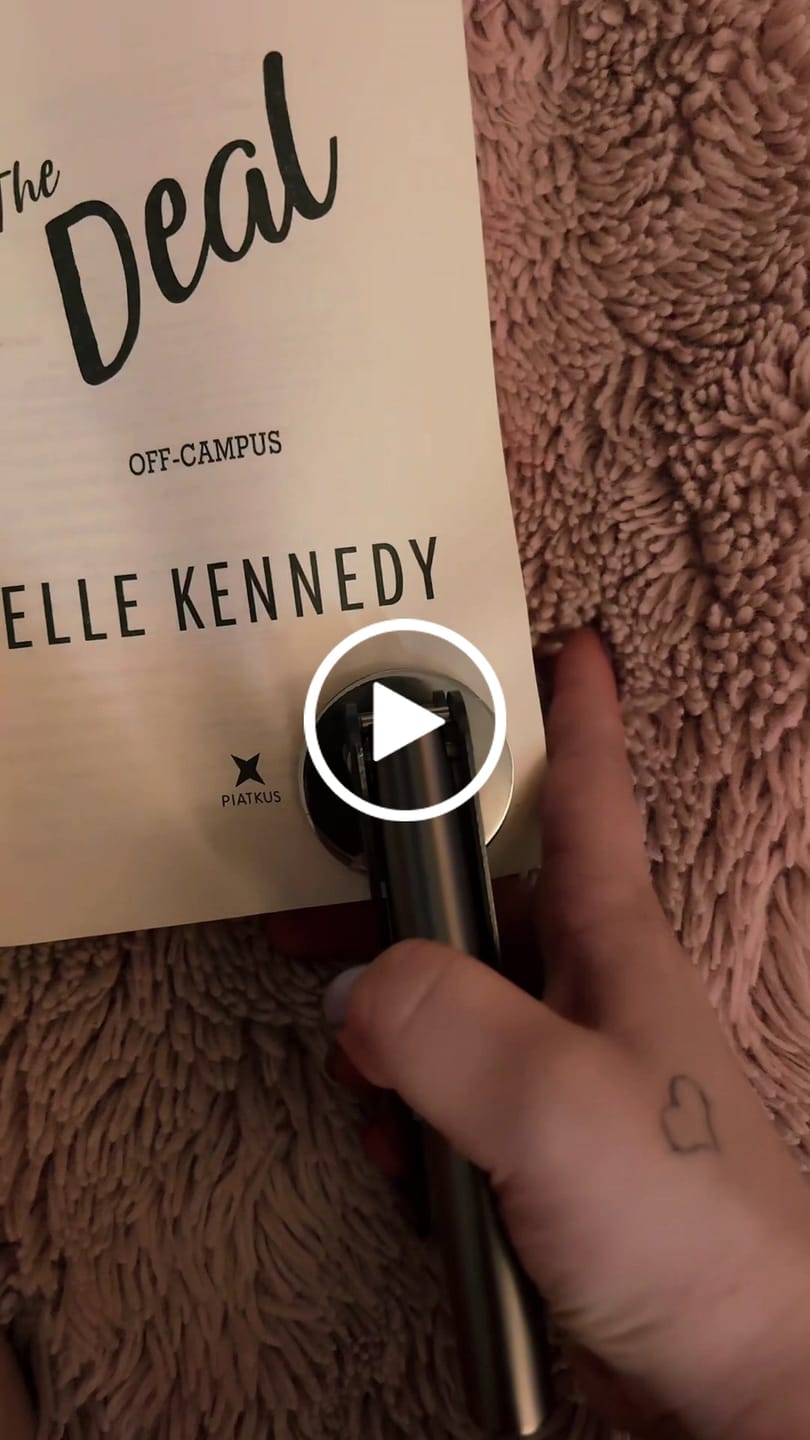 Customer video review of My Book Embosser – Custom Book Embosser