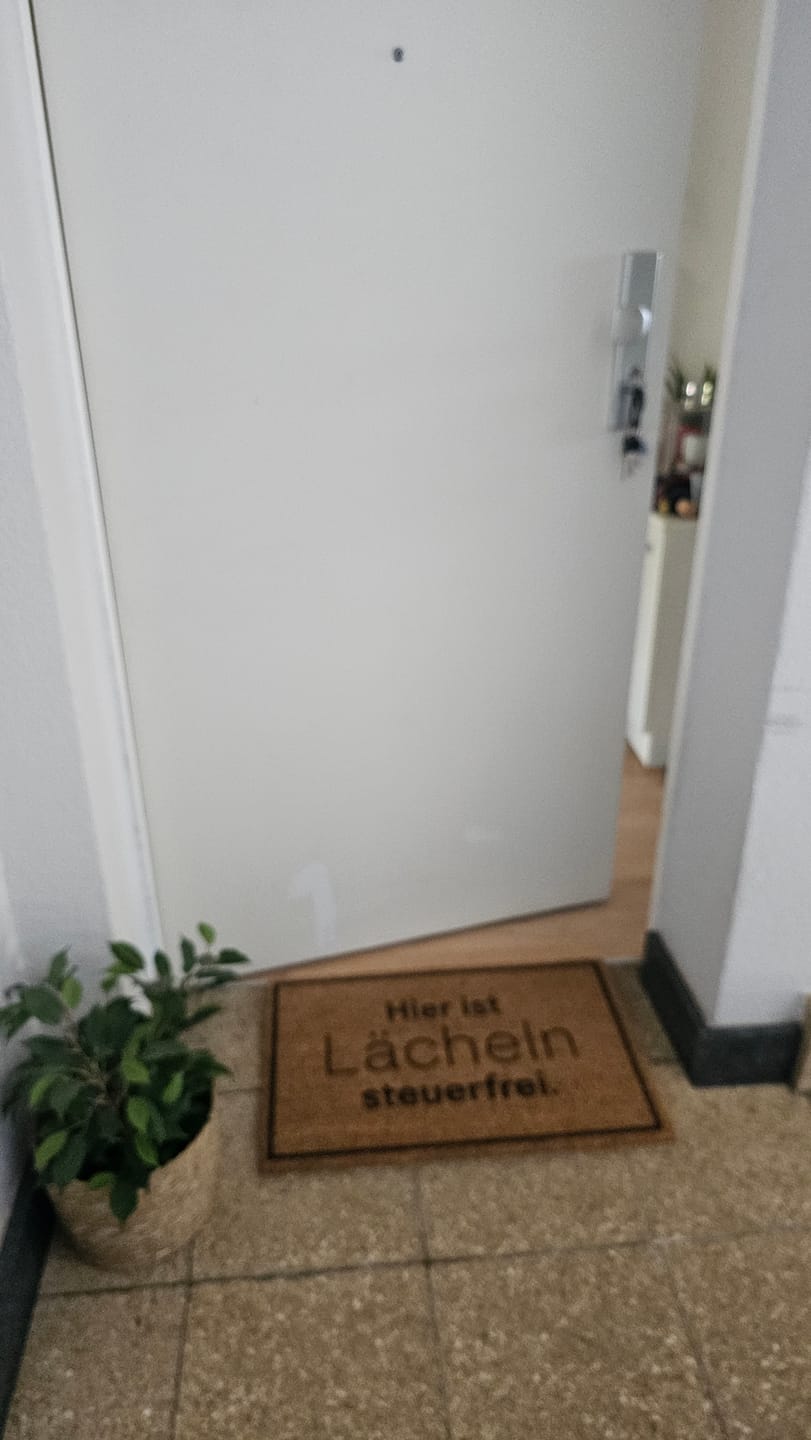 Customer photo review of Fußmatte aus Kokos personalisierbar – Individuelle Türmatte mit eigenem Motiv & Logo