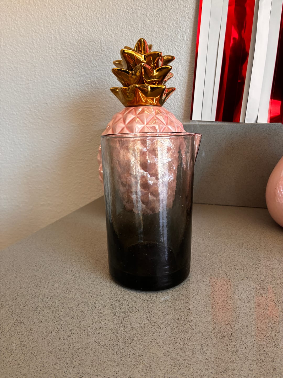 Customer photo review of Death & Co Artisan Mixing Glass