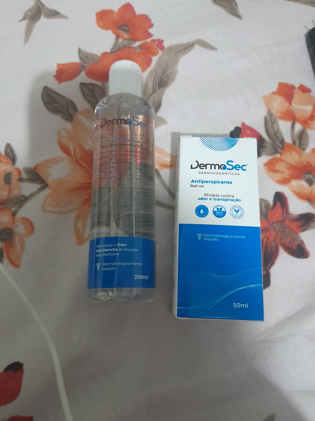 Customer photo review of Kit Axilas Secas & Sem Mau cheiro - Contra Suor Excessivo e Mau Odor