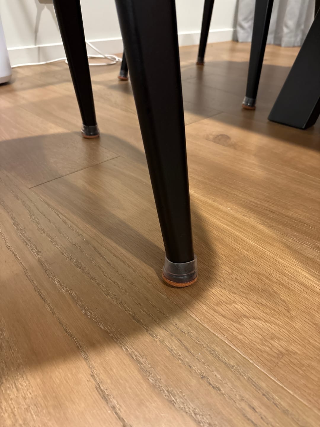 Customer photo review of Groovy Flex Silicone Felt Chair Leg Protectors | Stretchy Edition