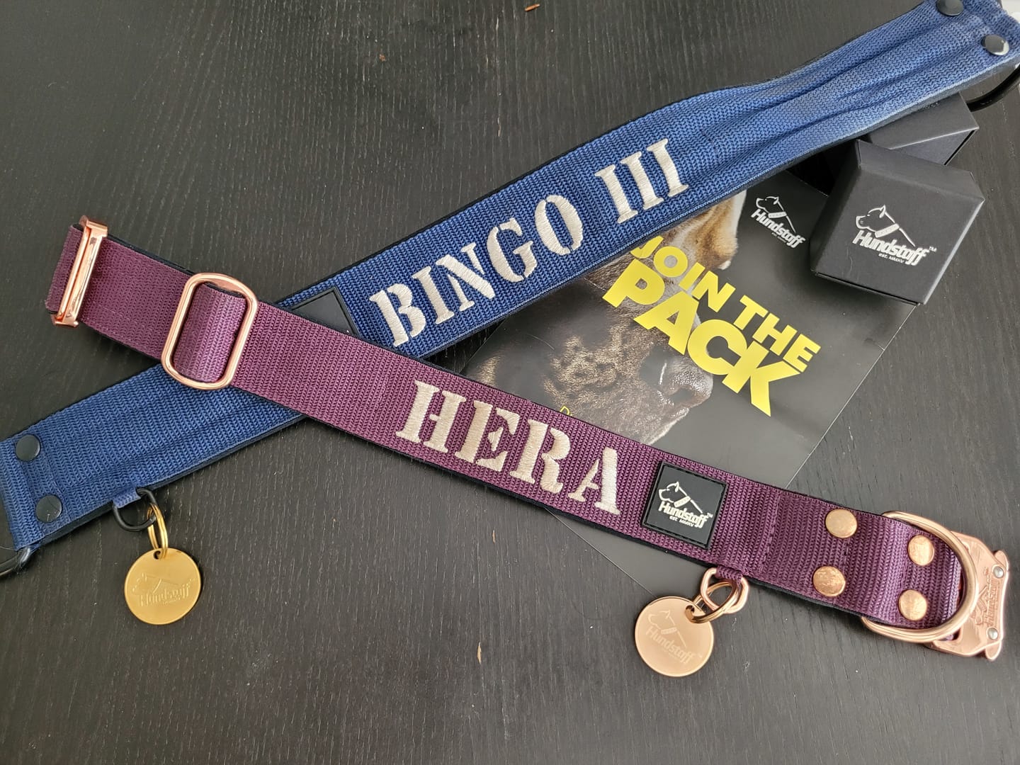 Customer photo review of Namnbricka hund - ID tags