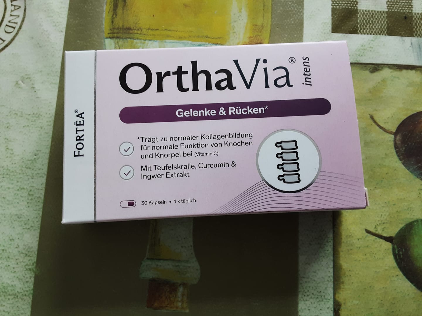 Customer photo review of OrthaVia® intens – Gelenke & Rücken