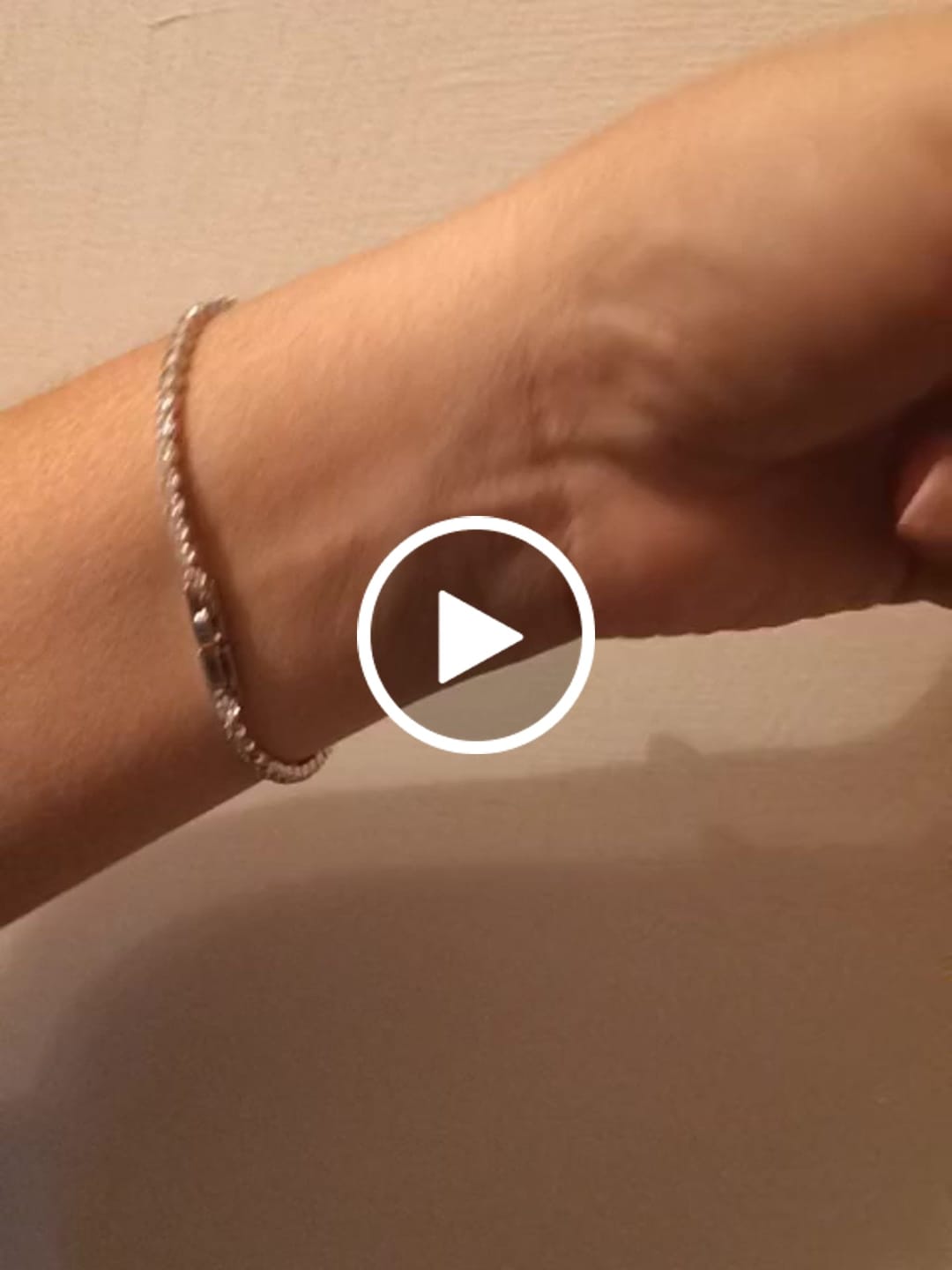 Customer video review of Bracciale Tennis LUCE PERFETTA® Made in Italy Certificato