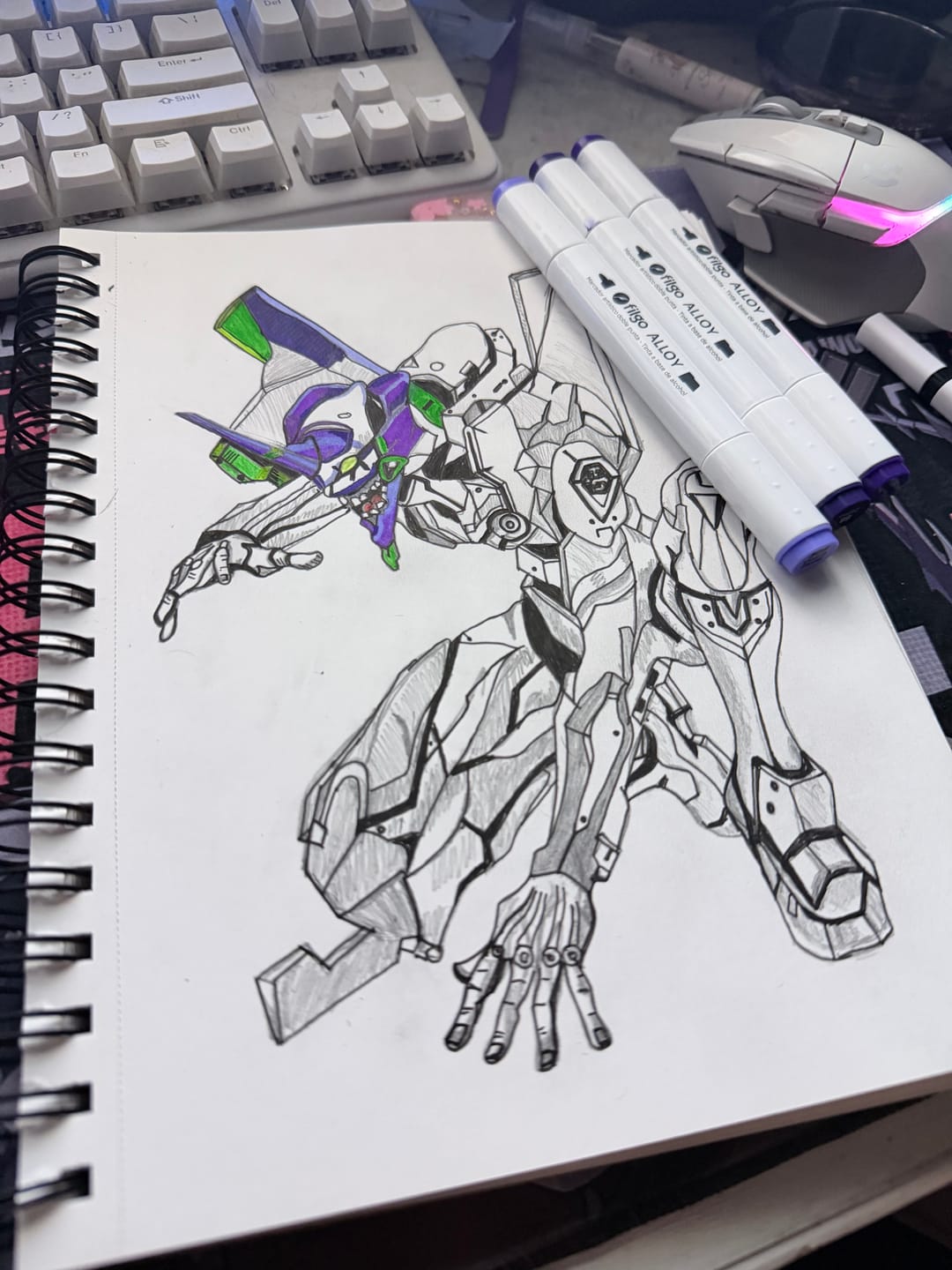 Customer photo review of Ohuhu Marker Pad - Croquera para Marcadores 200 g/m2