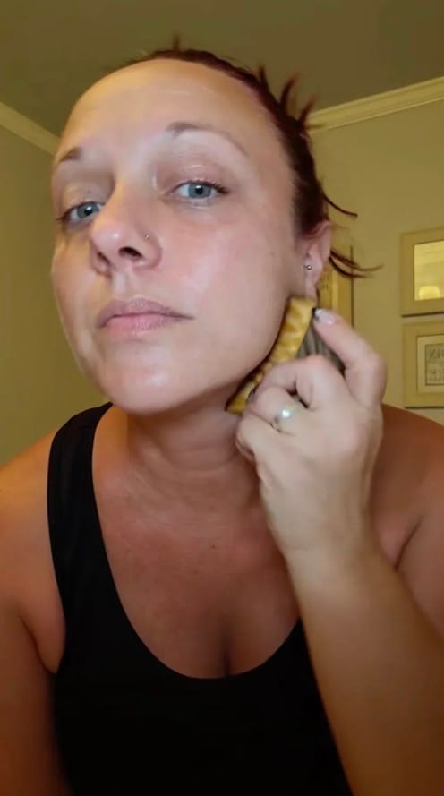 Customer photo review of Escova Facial Linfática