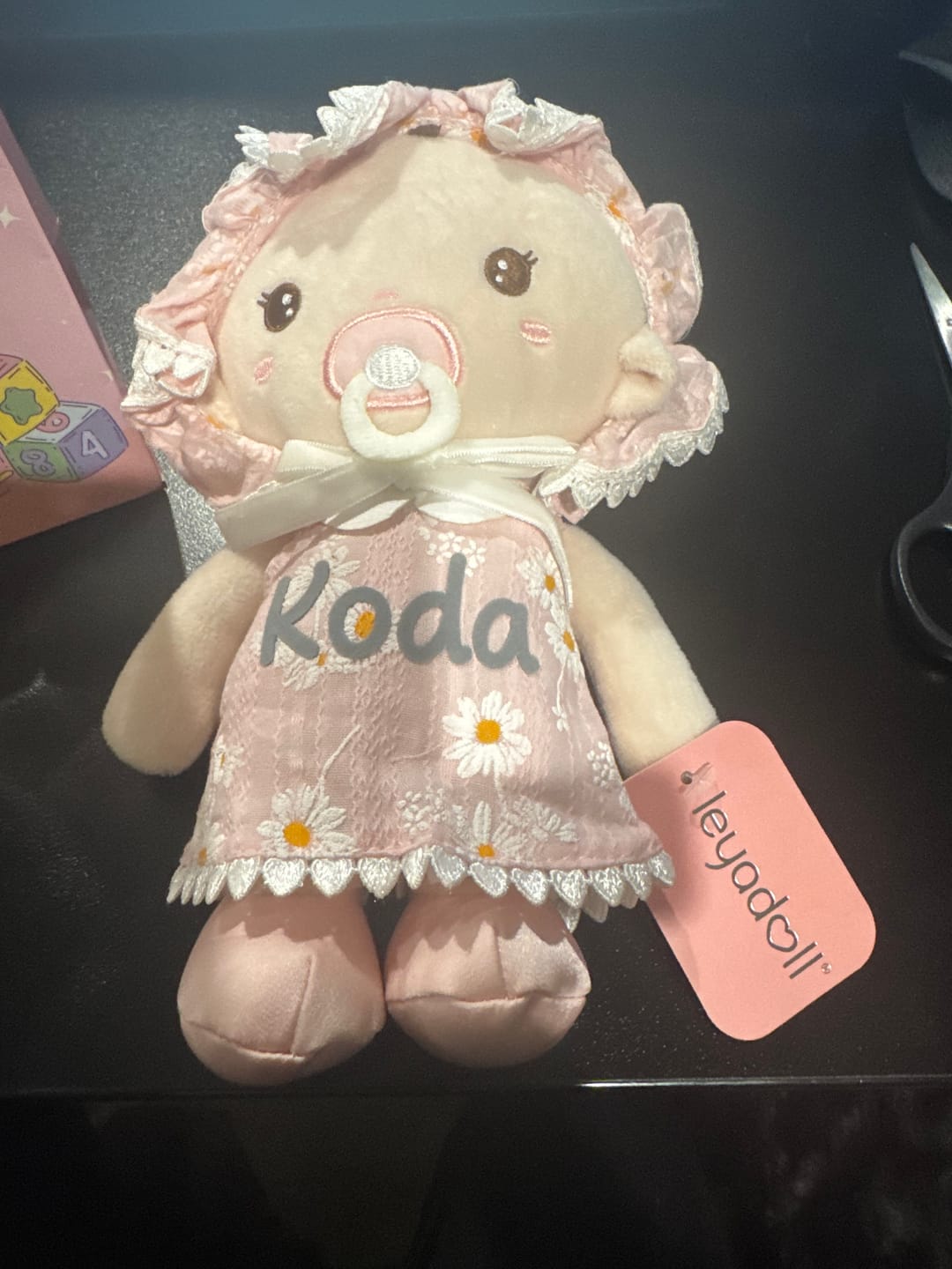 Customer photo review of Personalized Daisy Baby Girl