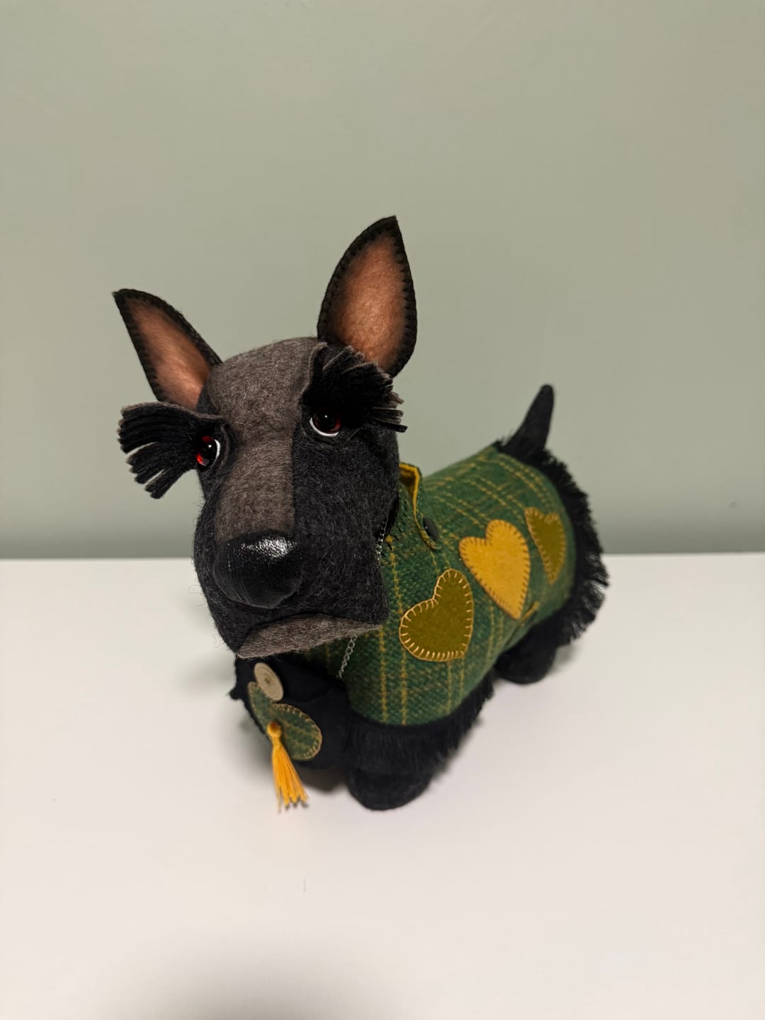 Customer photo review of Scottish Terrier PDF Pattern and Video Tutorial