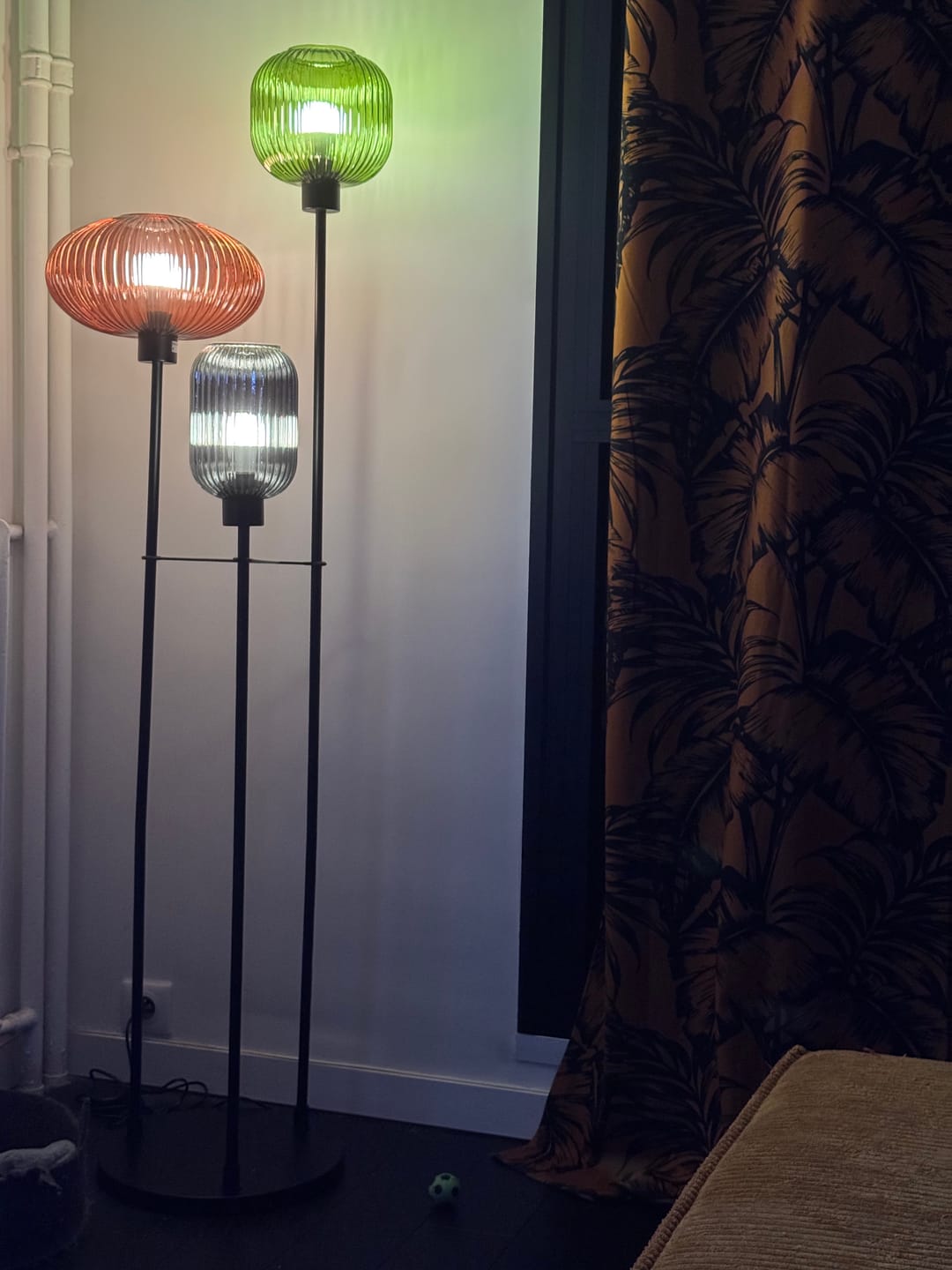 Customer photo review of Abat jour en verre style Vintage | CRISTALI