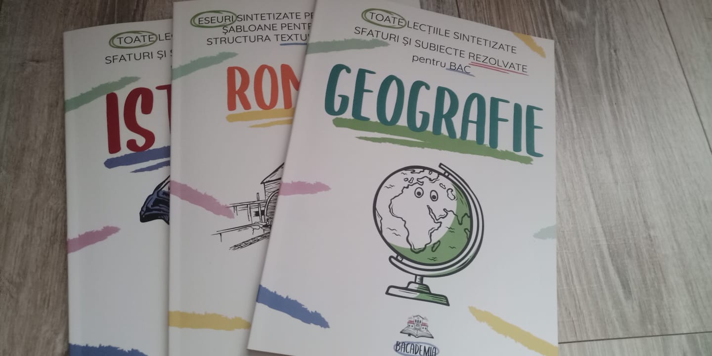 Customer photo review of Pachet Bacalaureat (Română + Istorie + Geografie) Bacademia