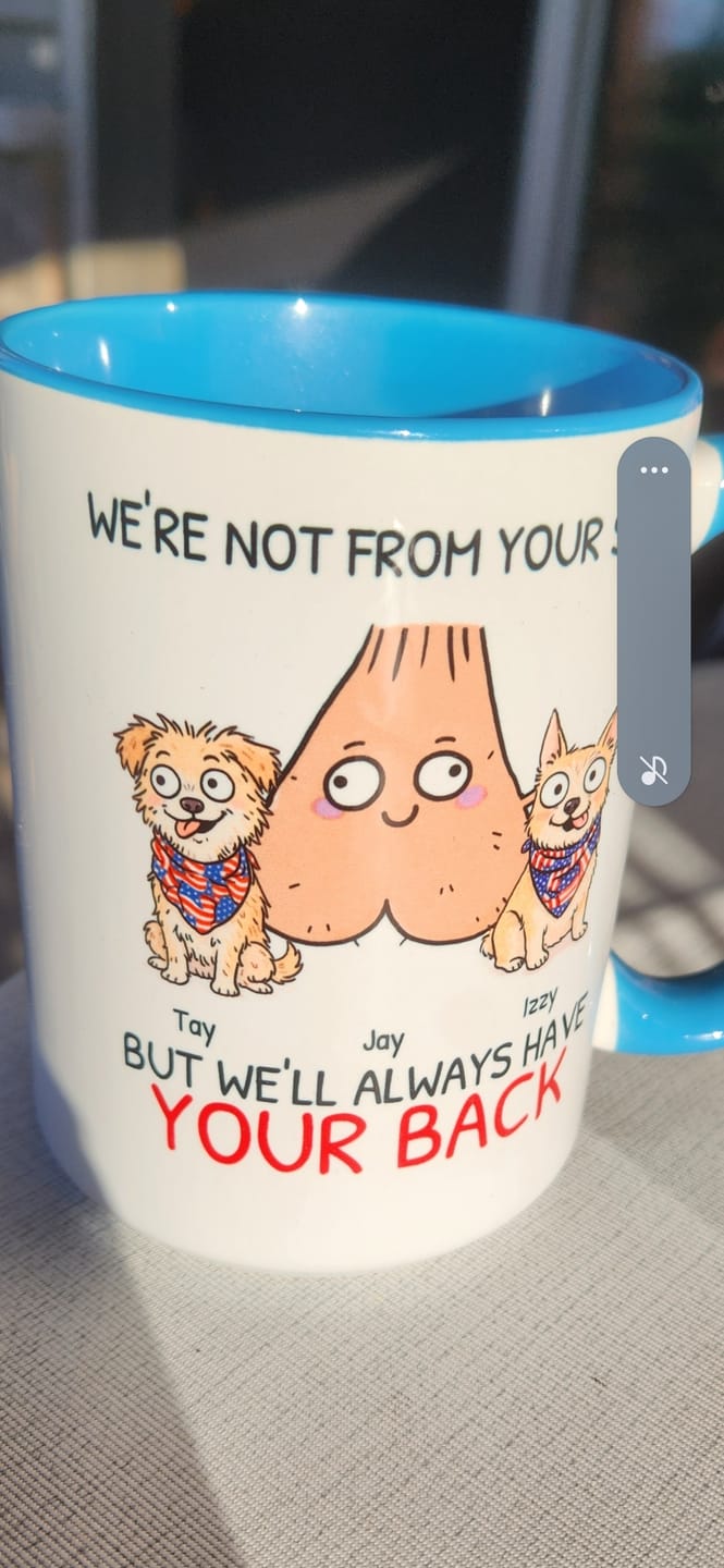 Customer photo review of Personalized Mug - Not from your sack