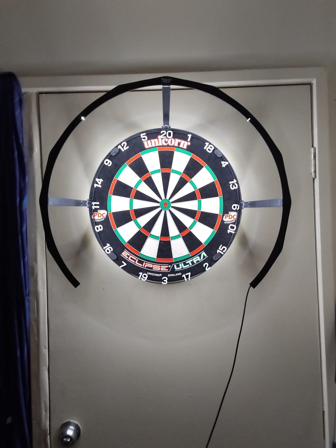 Customer photo review of Unicorn - Eclipse Ultra Dartboard