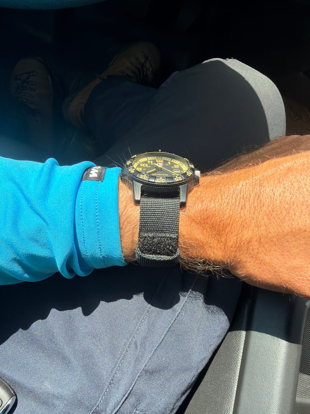 Customer photo review of Glomar Explorer - Hook And Loop Watch Strap