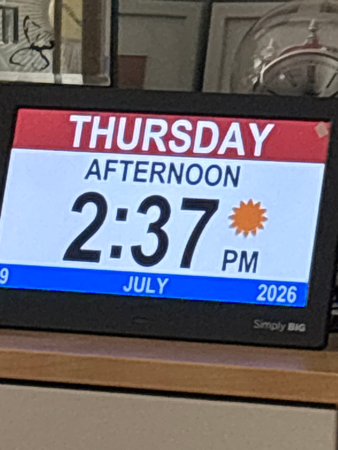 Customer photo review of XL Reminder Clock (40 Reminders)