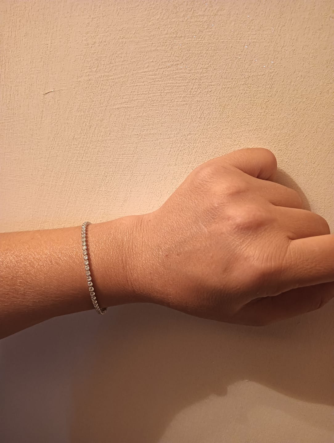 Customer photo review of Bracciale Tennis LUCE PERFETTA® Made in Italy Certificato