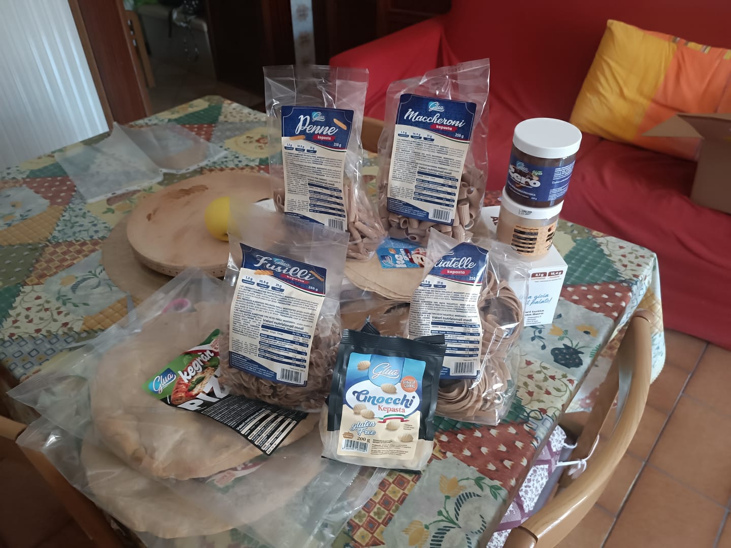 Customer photo review of Crema proteica gusto nocciola bianca