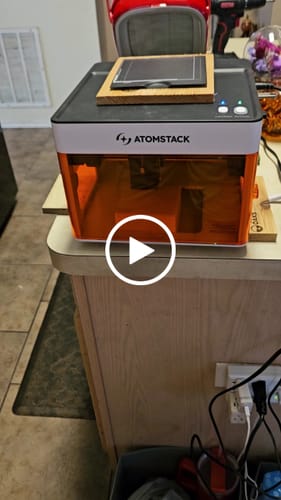 Customer video review of 【Refurbished】AtomStack P1 Laser Engraver