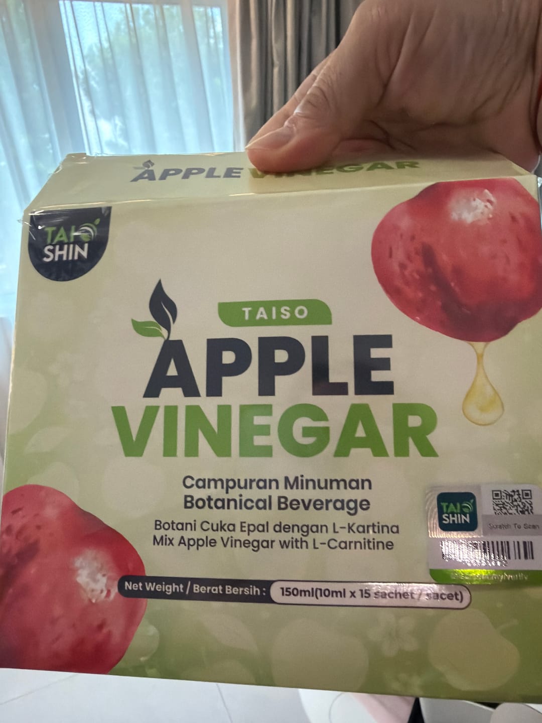 Customer photo review of Taiso Apple Cider Vinegar