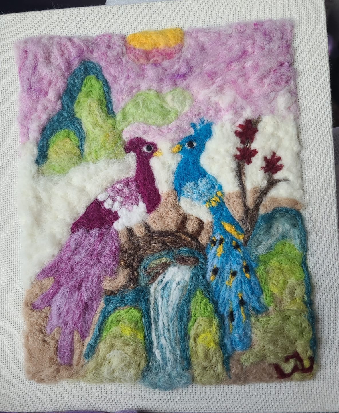Customer photo review of Water Lily - 1 oz Felter's Fleece
