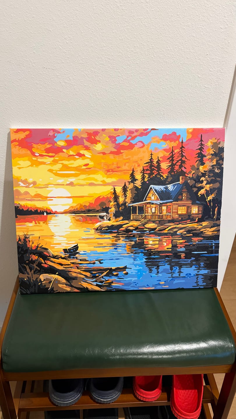 Customer photo review of Riverside Cabin