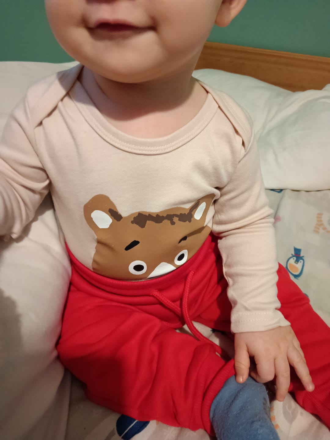 Customer photo review of 🐼Pack 5 bodies algodón niño