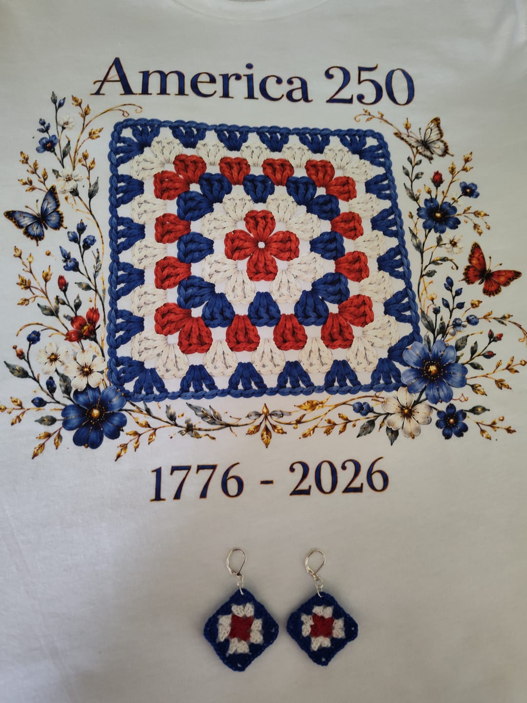 Customer photo review of Liberty In Bloom T-shirt