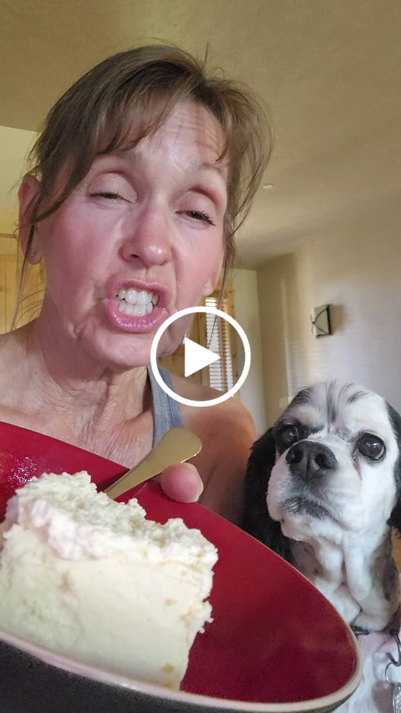 Customer video review of Lemon Cheesecake