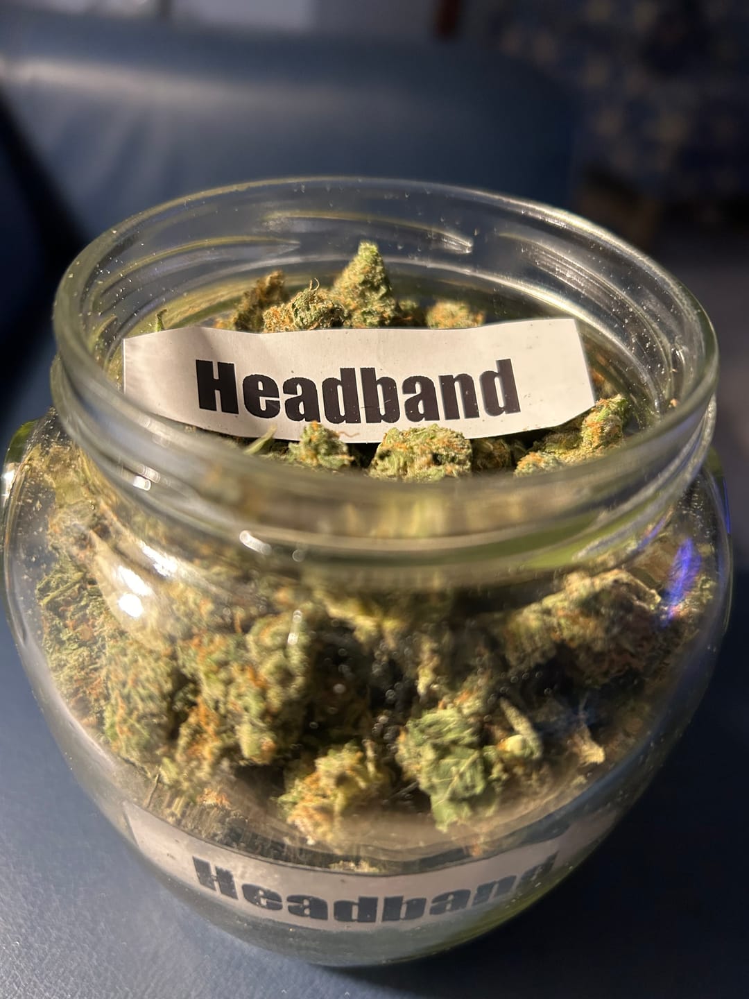 Customer photo review of Headband THCA Flower (Exotic)