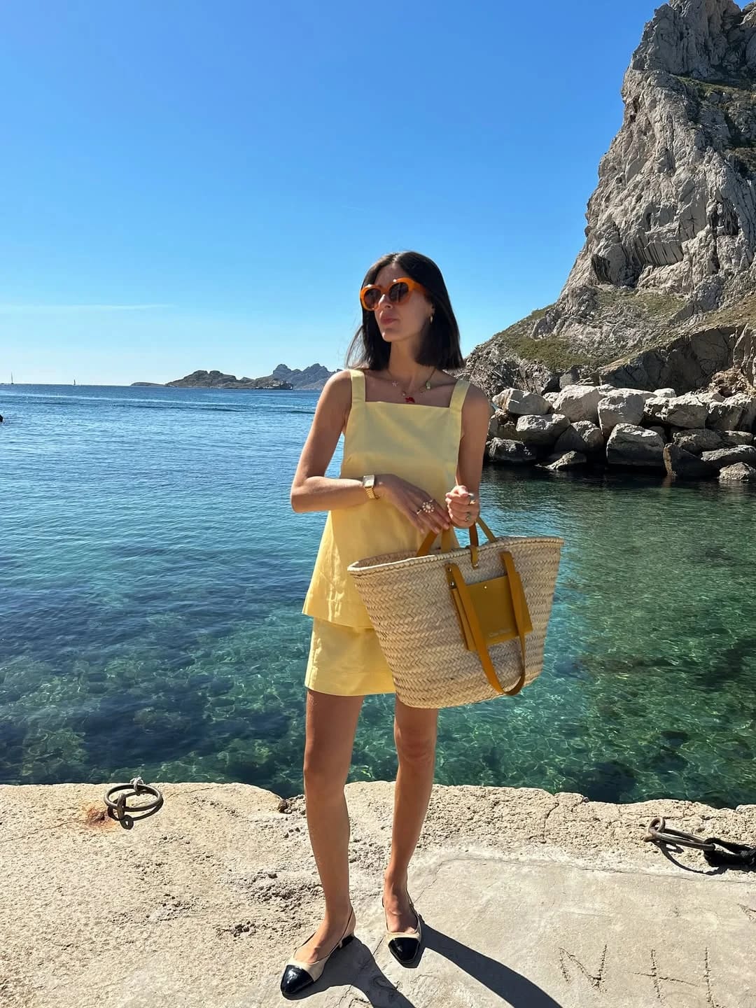 Customer photo review of Sienna Lemon Yellow Cami & Skirt Set