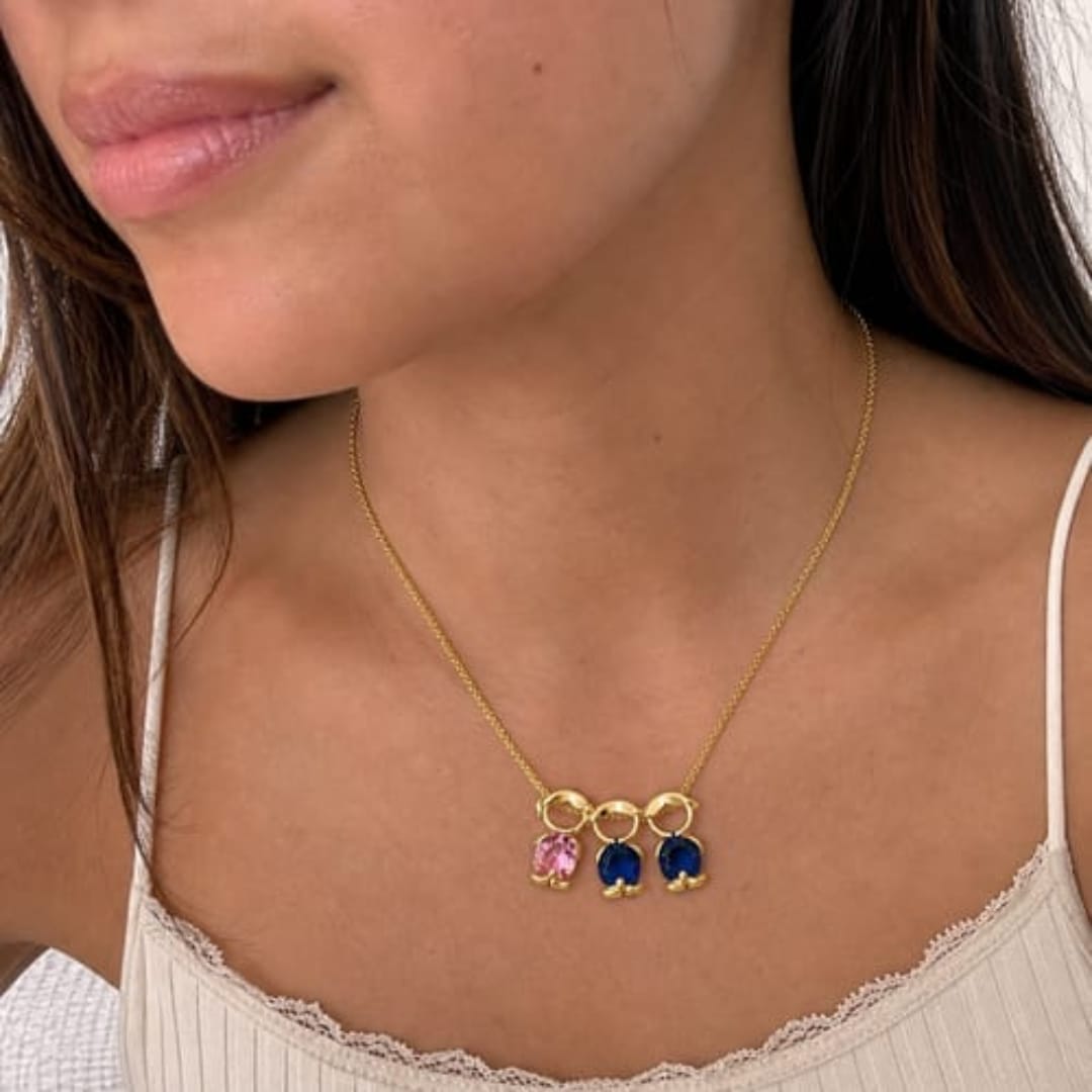 Customer photo review of Collar de Hijos Personalizado