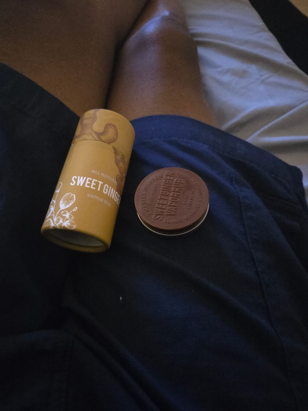 Customer photo review of Extra Strength Sweet Ginger Vapor Rub [Compact]