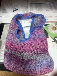 Customer photo review of Extra 2 Mystery Balls of Yarn