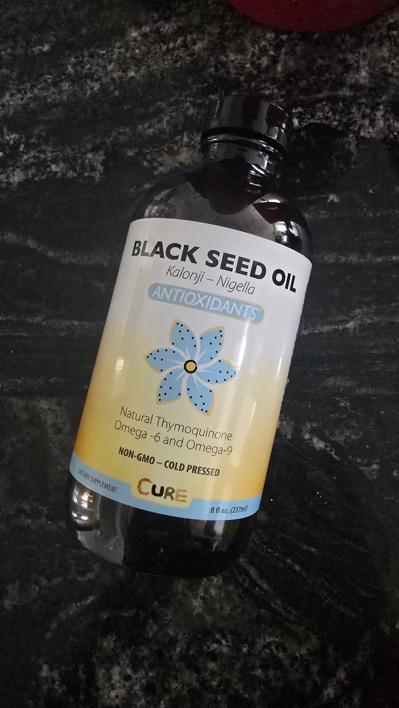 Customer photo review of Cold-Pressed Organic Black Seed Oil