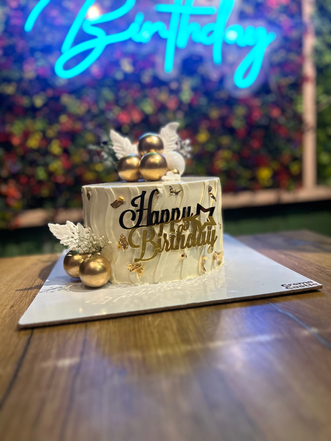 Customer photo review of Customized Flower Cake