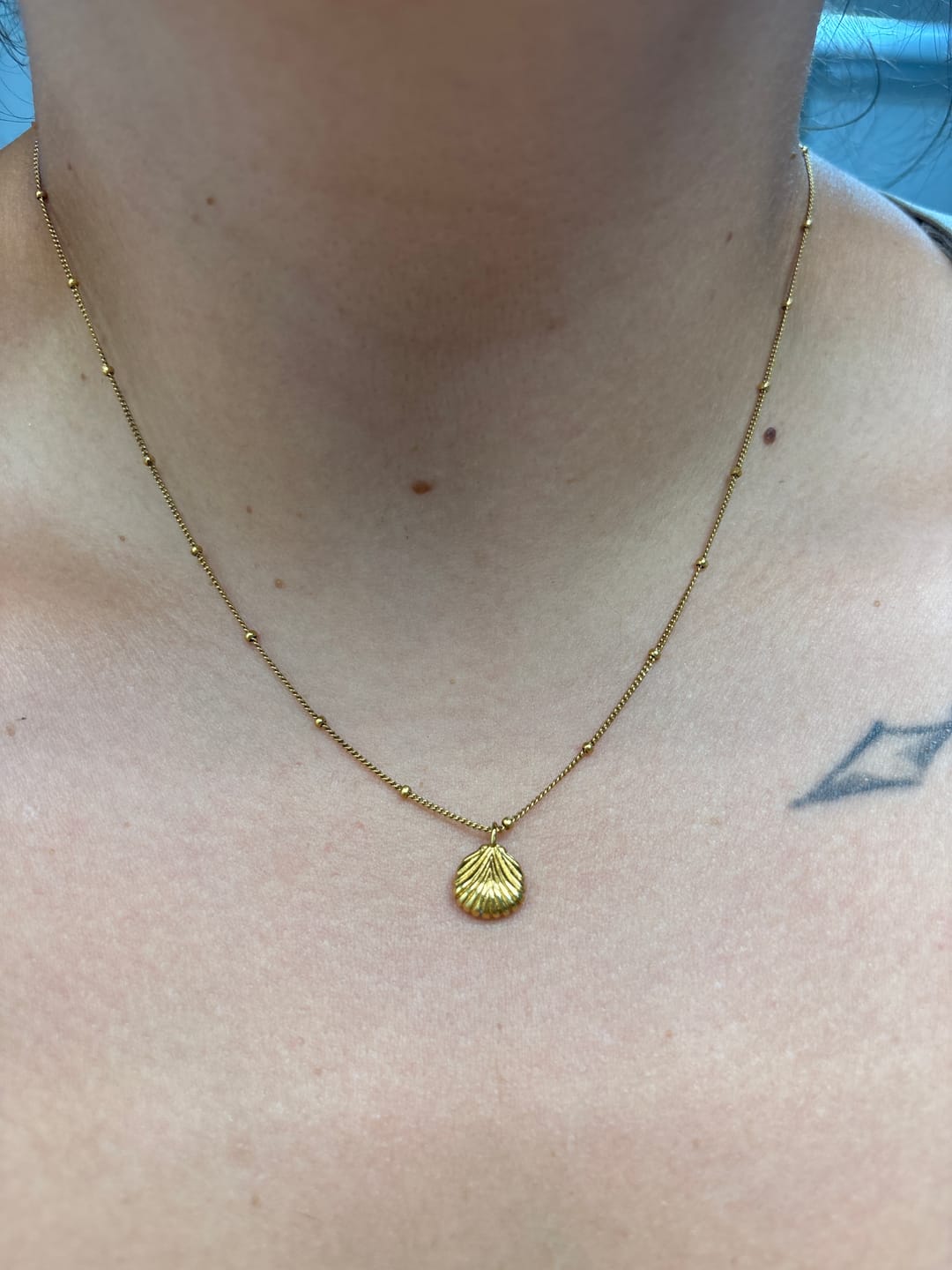 Customer photo review of Collar Concha Marina